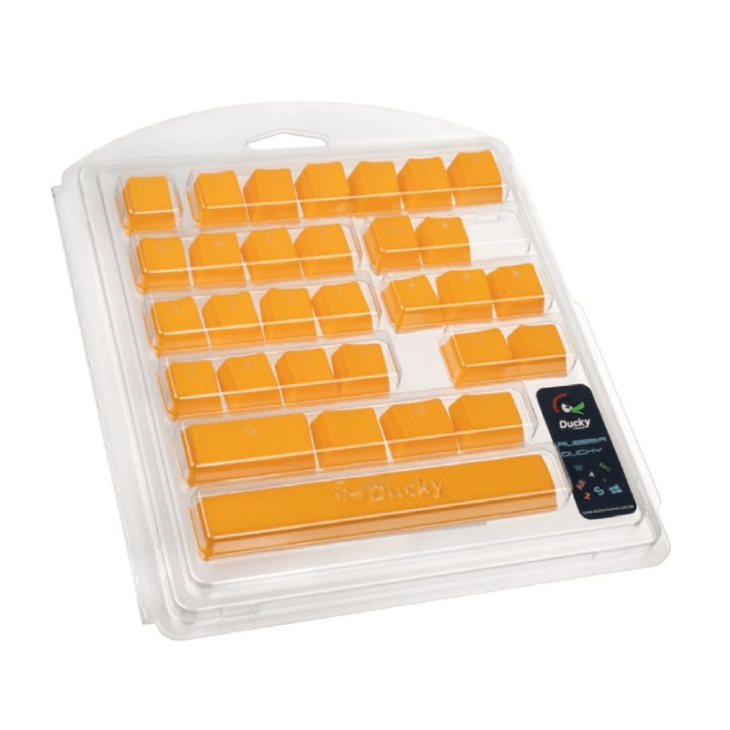 Ducky Seamless Doubleshot Rubber 31 Keycap Set - Yellow - أكسسوار لوحة مفاتيح